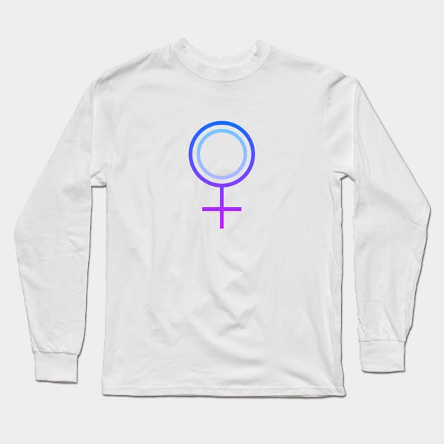 Female symbol Long Sleeve T-Shirt by InspireMe